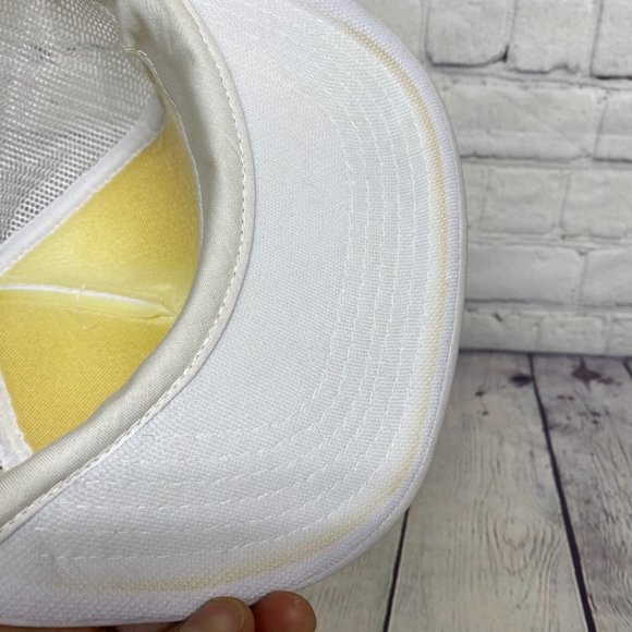 Vintage Trucker Oilfield Hat Mesh Cap Leaf White Capping 10 Year Syncrude Canada - Picture 10 of 10